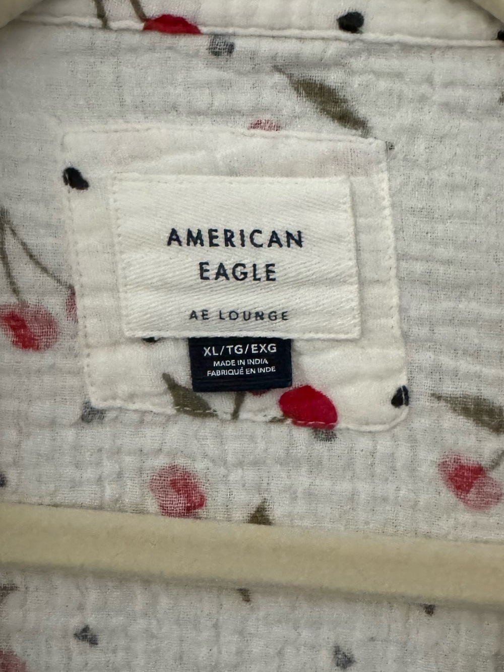 American Eagle AE Cotton Gauze Pajama PJs Set XL Bundle of Two Cherries Western - Picture 10 of 15